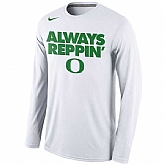 Oregon Ducks Nike Always Reppin Long Sleeve WEM Top - White,baseball caps,new era cap wholesale,wholesale hats
